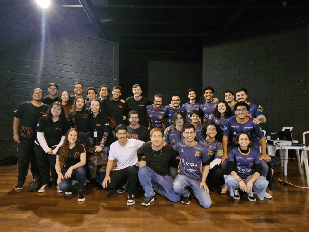 Equipe de voluntários que fazem a OBR regional acontecer.