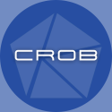 Logo Crob, ao centro "Crob - Centro de Robótica da Universidade de São Paulo"